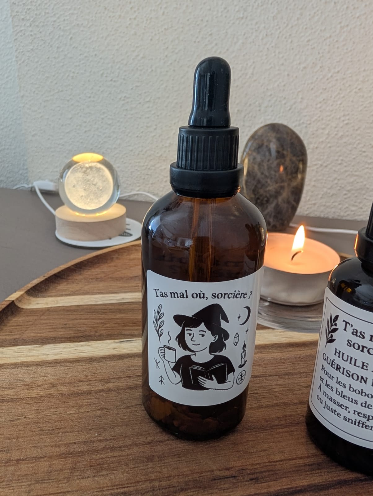 Huile de guérison / T'as mal où sorcière? 50 ml
