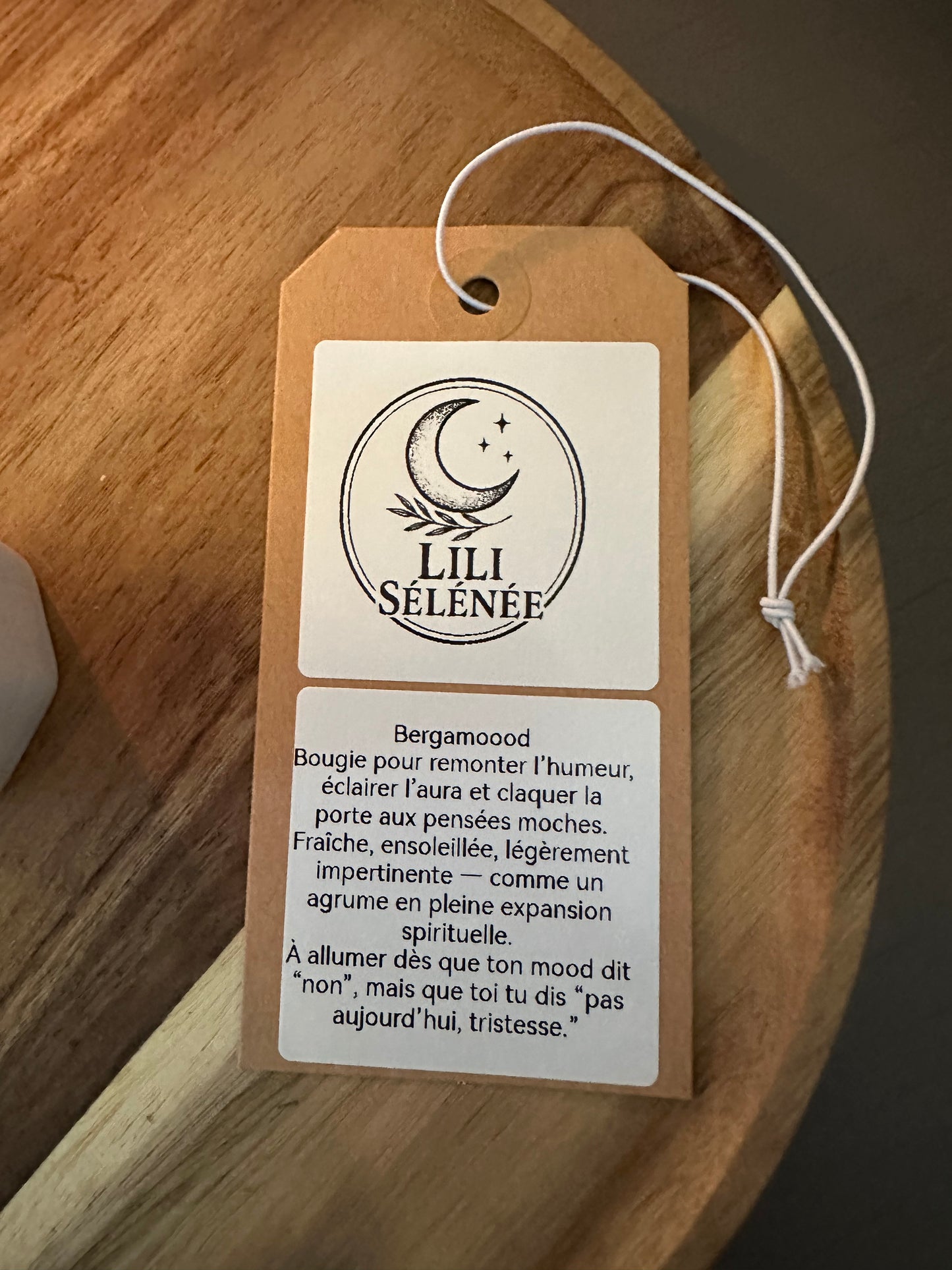 Mini bergamot candle / Bergamood