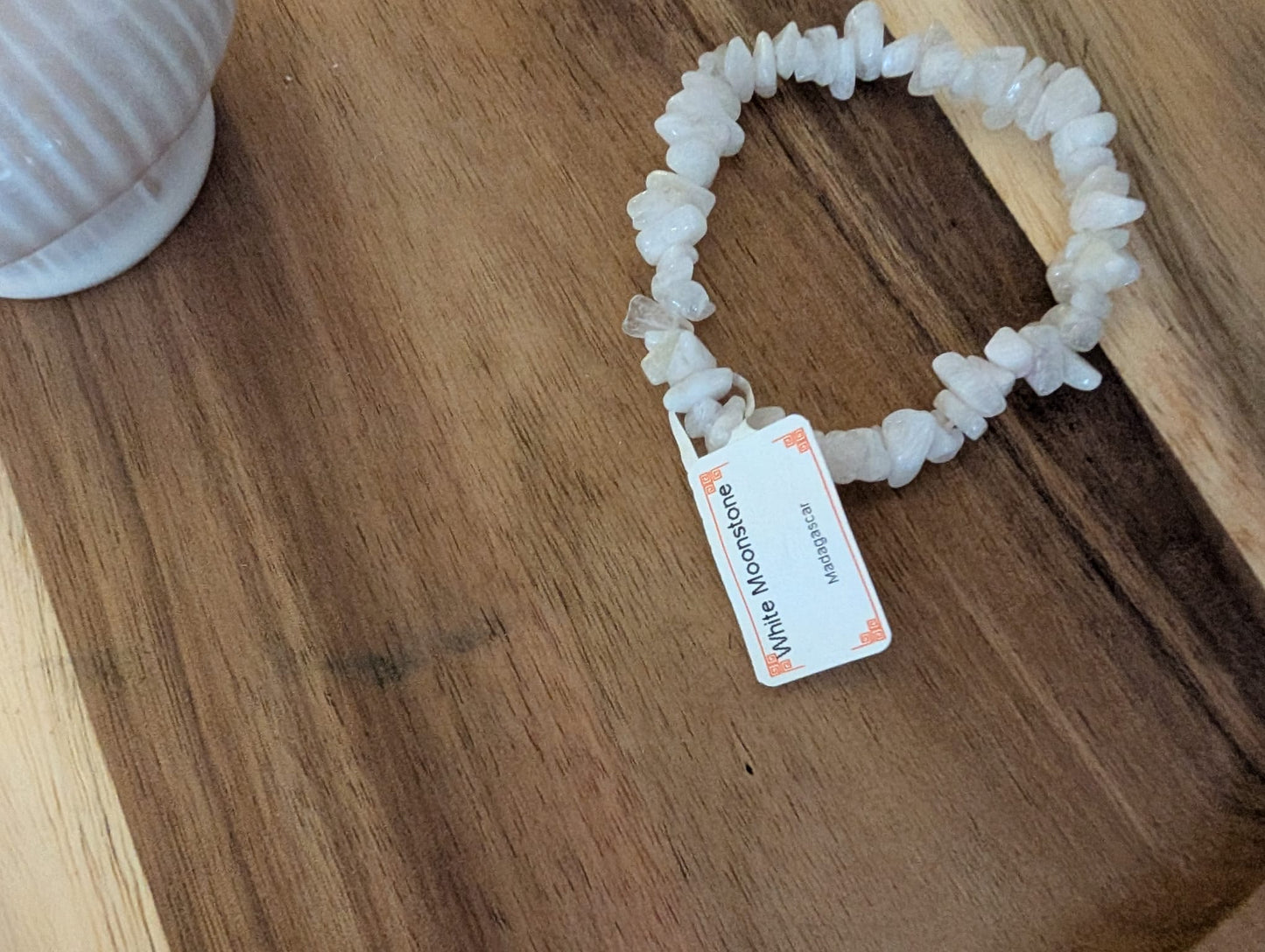 Bracelet Pierre de Lune blanche