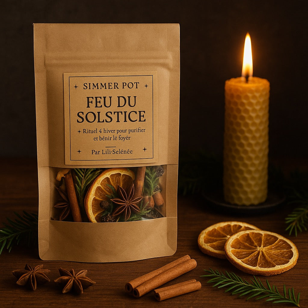 Simmer Pot – Feu du Solstice (Mélange rituel de Yule)