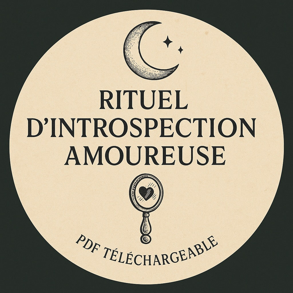 Rituel d’Introspection Amoureuse — Miroir pour Âme Fuyante (PDF Téléchargeable)