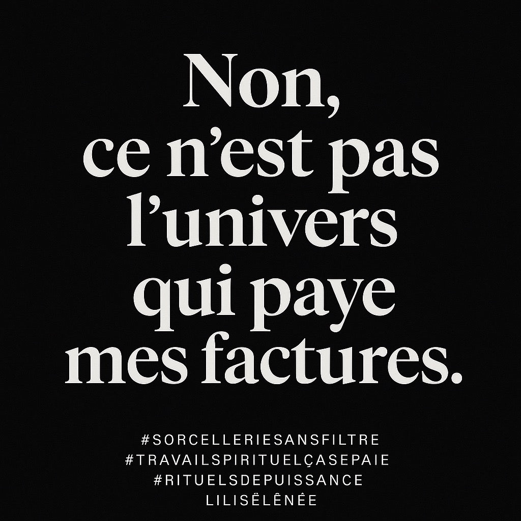 Pourquoi je fais payer mes rituels (et pourquoi c’est non négociable)