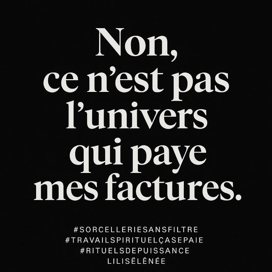 Pourquoi je fais payer mes rituels (et pourquoi c’est non négociable)