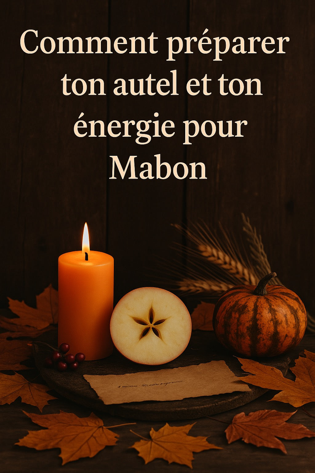 🍎 Comment préparer ton autel et ton énergie pour Mabon