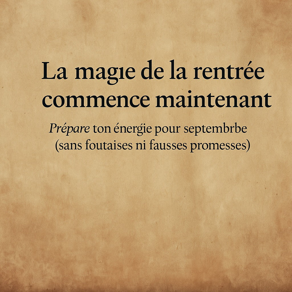 La magie de la rentrée commence maintenant