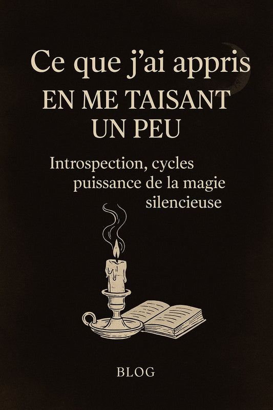 Ce que j’ai appris en me taisant un peu