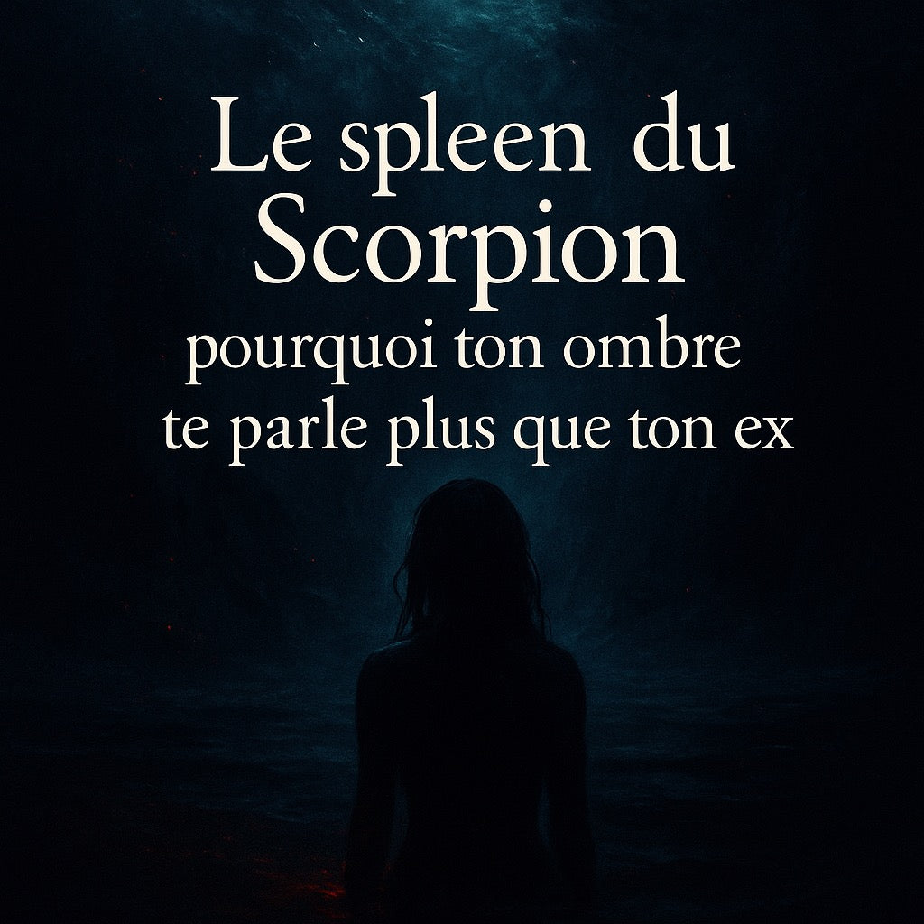 💀 Le spleen du Scorpion : pourquoi ton ombre te parle plus que ton ex