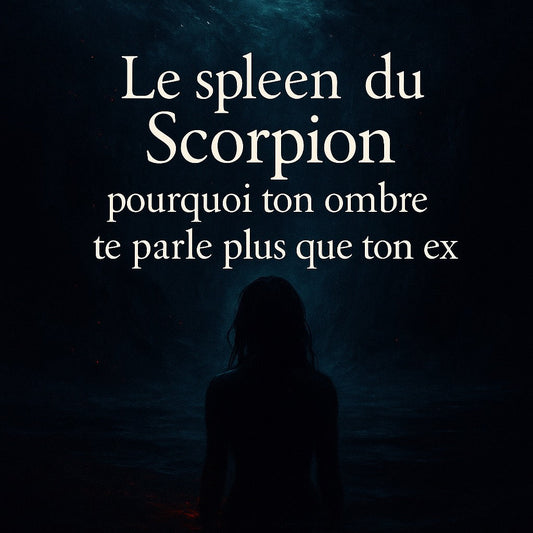 💀 Le spleen du Scorpion : pourquoi ton ombre te parle plus que ton ex