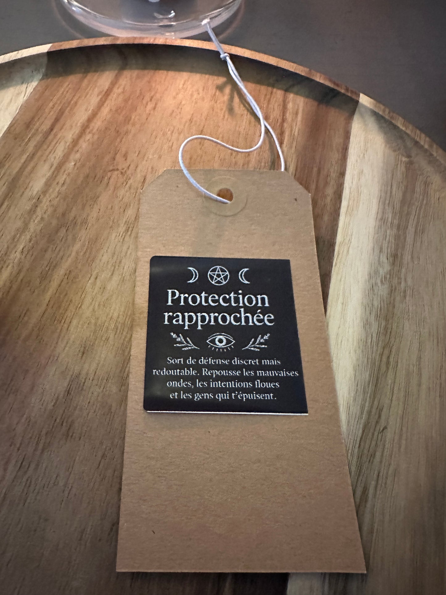 Bouteille de sorcière protection / Protection rapprochée
