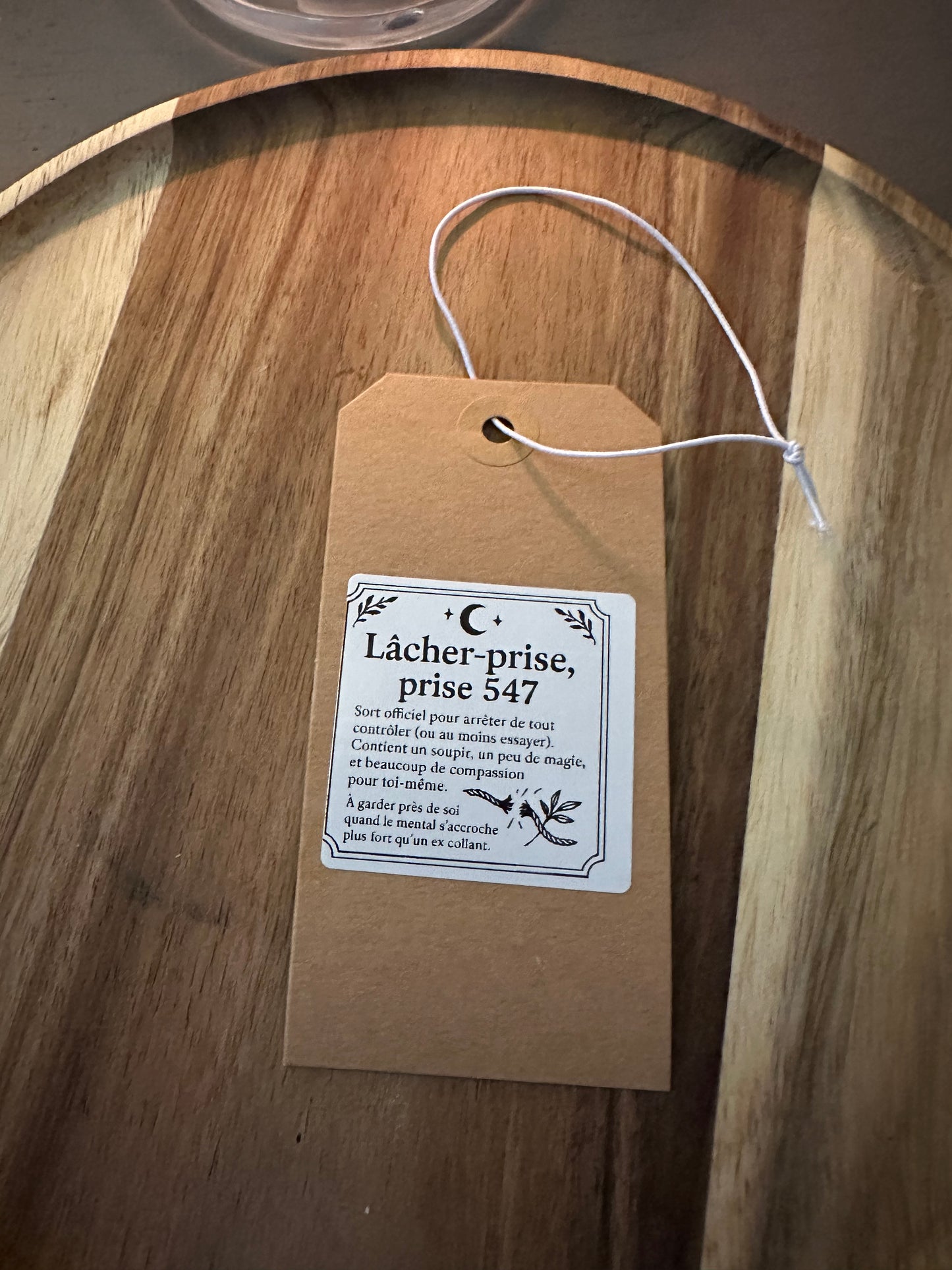 Bouteille de sorcière Lâcher-prise / Lâcher prise, prise 547