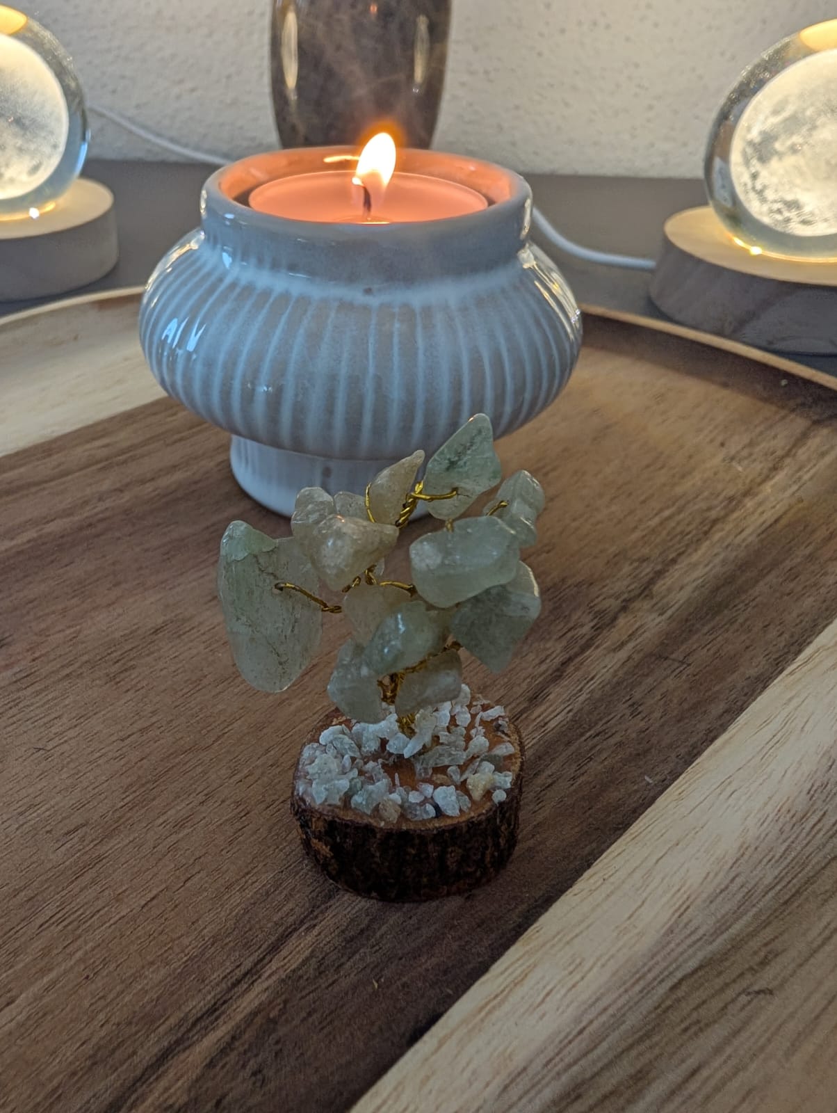 Mini arbre de vie en aventurine verte