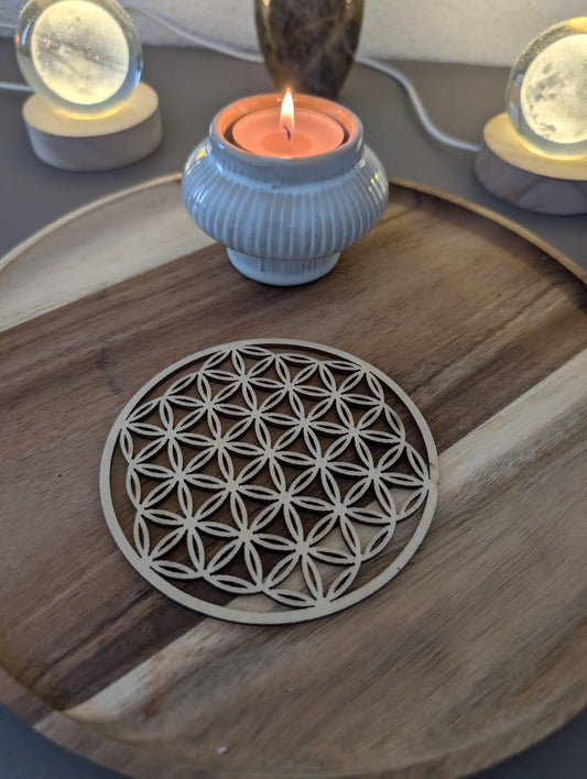 Fleur de vie en bois