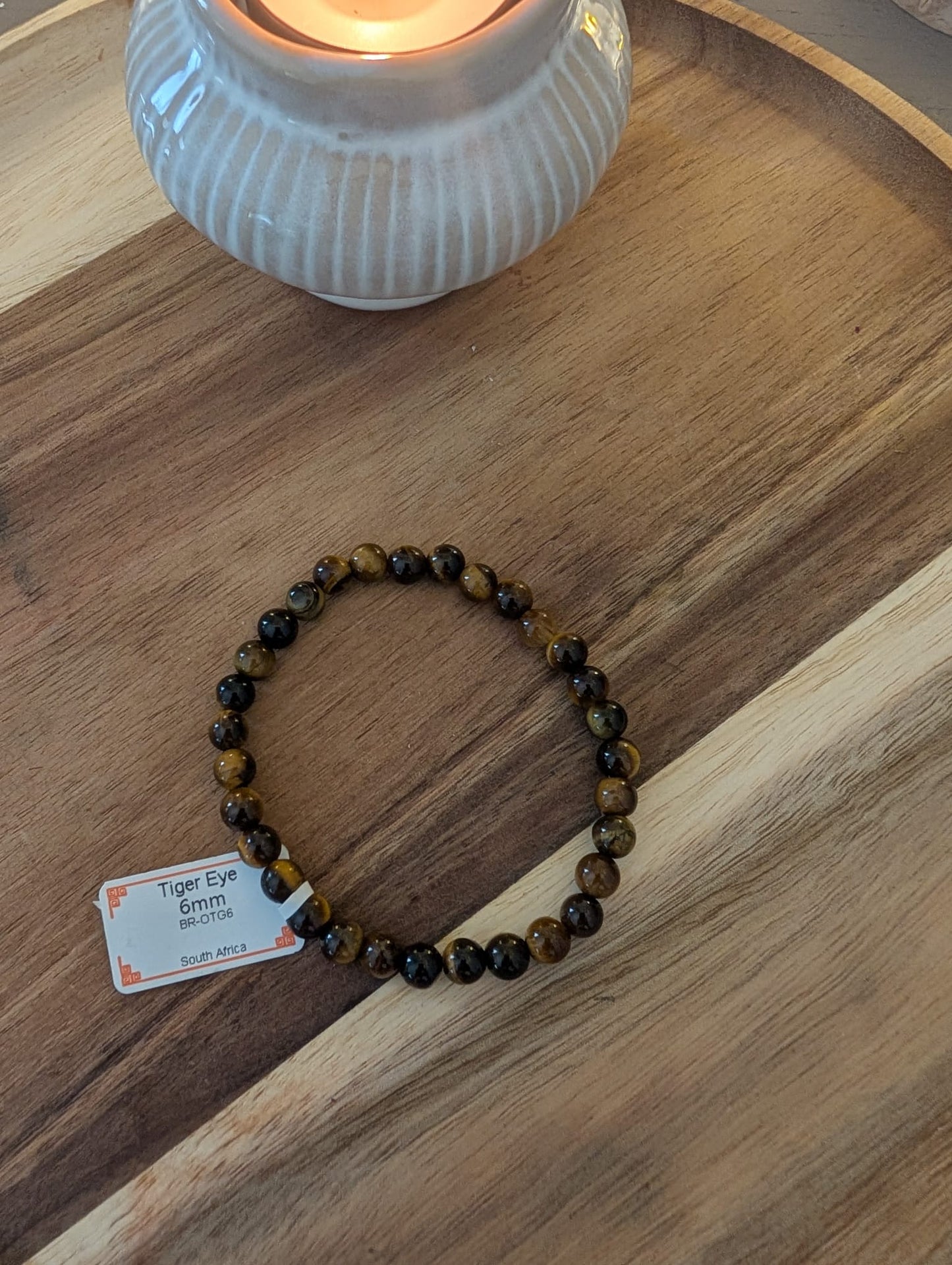 Bracelet Oeil de tigre - 6mm