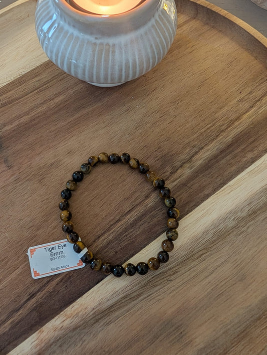 Bracelet Oeil de tigre - 6mm