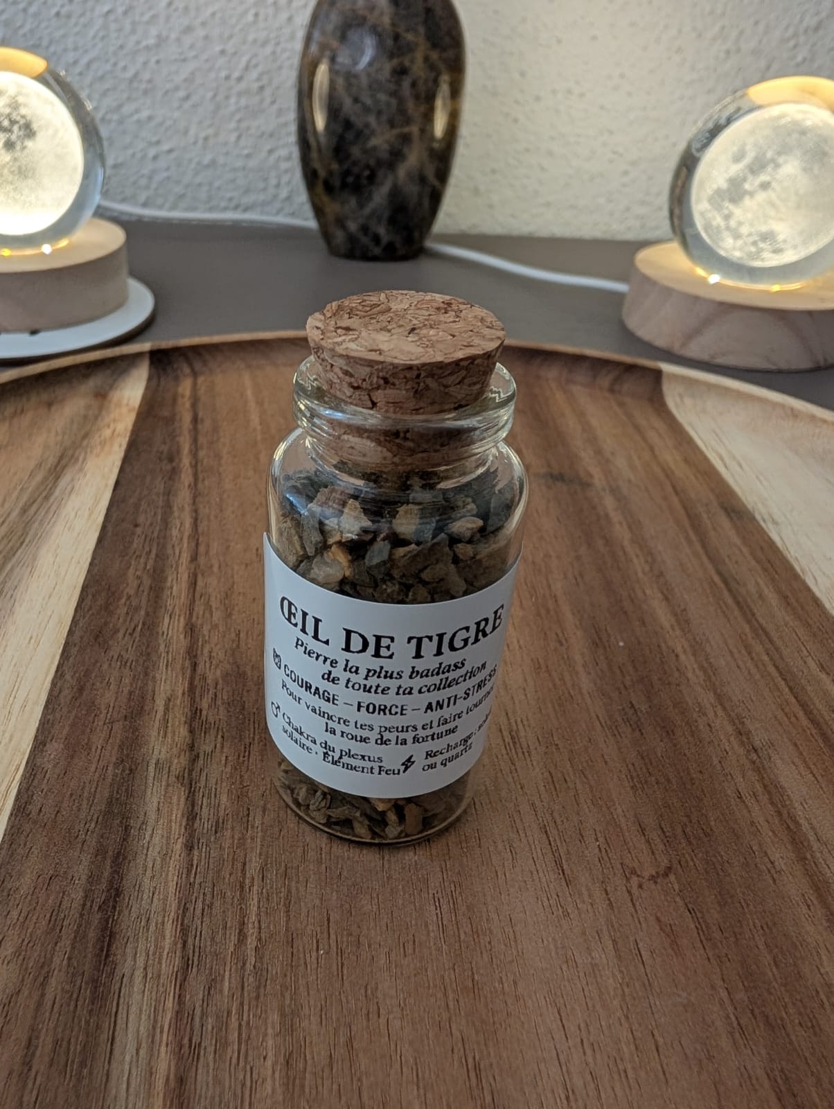 🐯✨ Fiole d’Œil de Tigre ✨🐯 Grand format