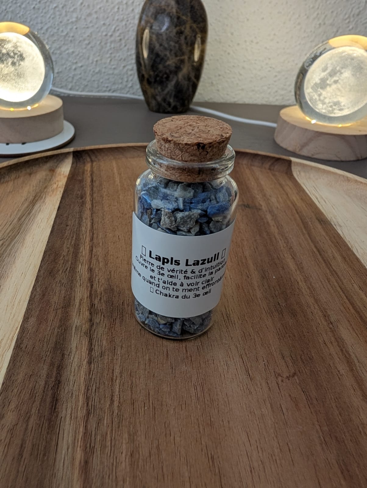 🔵✨ Fiole de Lapis Lazuli ✨🔵 Grand format