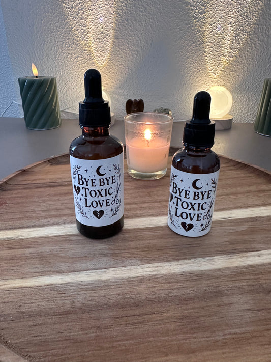Huile de Bannissement Amour toxique - Bye Bye Toxic Love 30ml