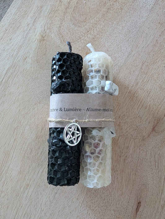 Bougies Rituelles – Ombre & Lumière ✨
