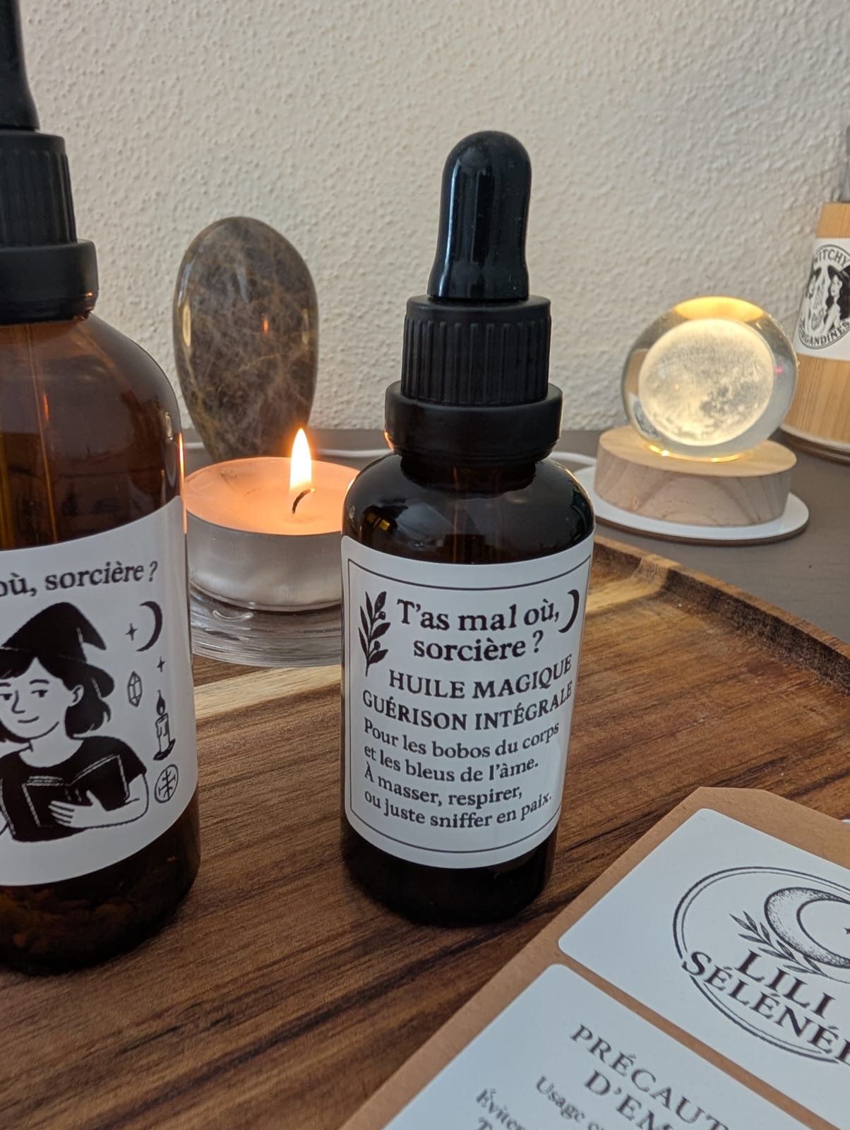 Huile de guérison / T'as mal où sorcière? 50 ml